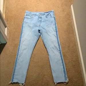 Levi 501 skinny jeans